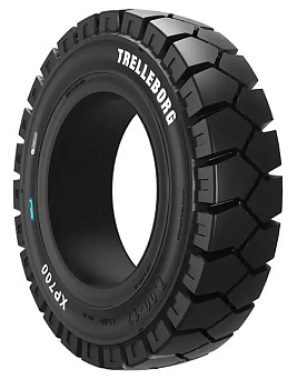Шина цельнолитая 300-15 (315/70-15) XP700 Trelleborg (с буртом)
