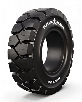 Шина цельнолитая 6.00-9/4.00E MS702 TR Maxam (с буртом)